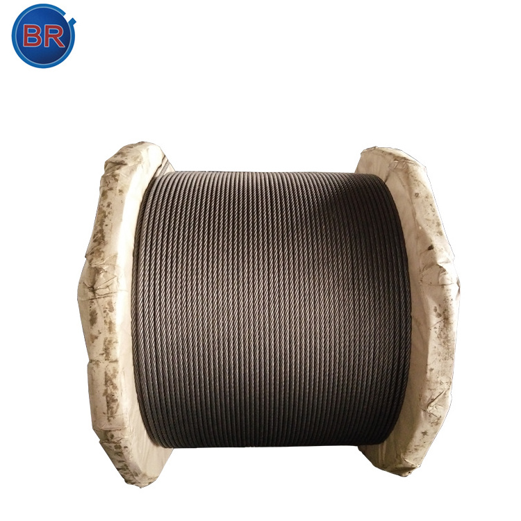 Factory Hot Sale Price 12mm High Quality High Strength 6*19 Ungalvanized Steel Wire Rope