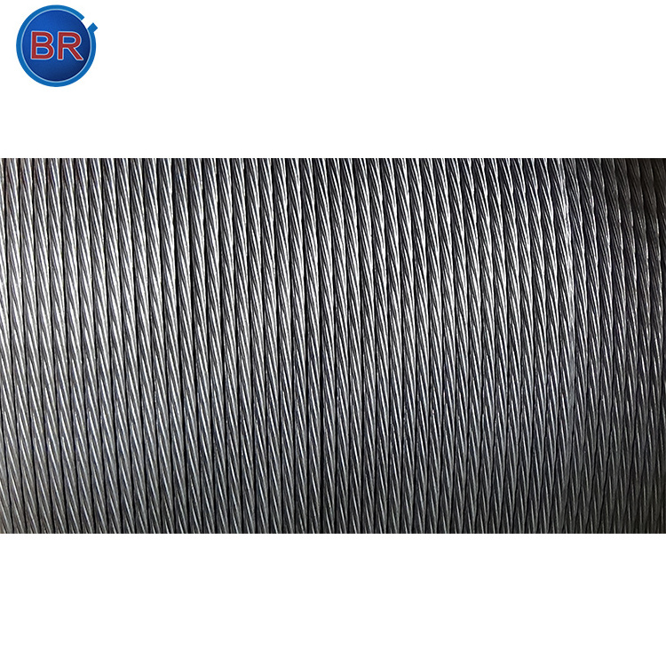 High Quality Used In Pulling Conductor  Galvanized Steel Wire Rope 1*7 1*19 Steel Standard 1.5mm 2mm