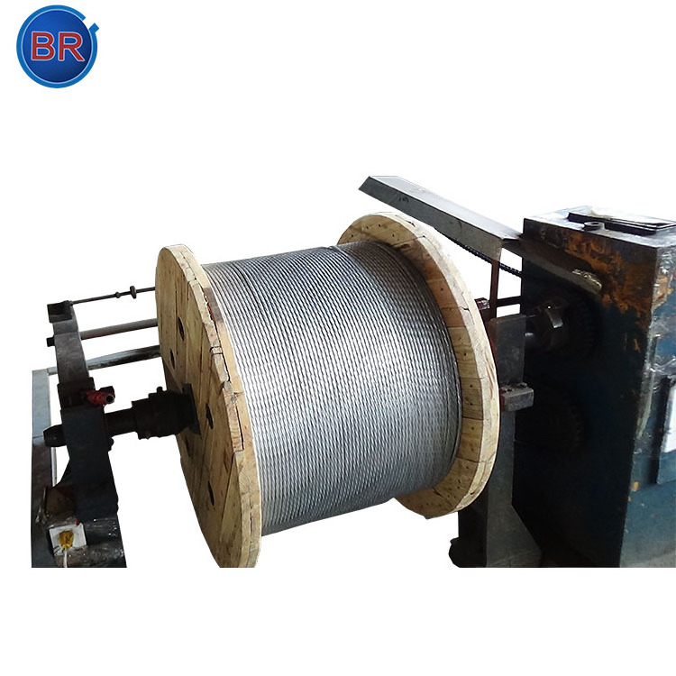 High Quality Used In Pulling Conductor  Galvanized Steel Wire Rope 1*7 1*19 Steel Standard 1.5mm 2mm