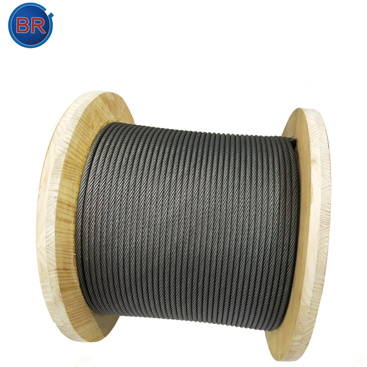 Factory Production Price High Carbon Sisal Core 8*19S Elevator Steel Wire Rope ( one year warranty )