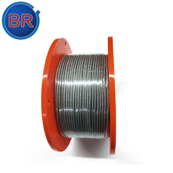 DIN Standard Transparent Hot Selling High Quality PVC Coated 7*7 Steel Wire Rope