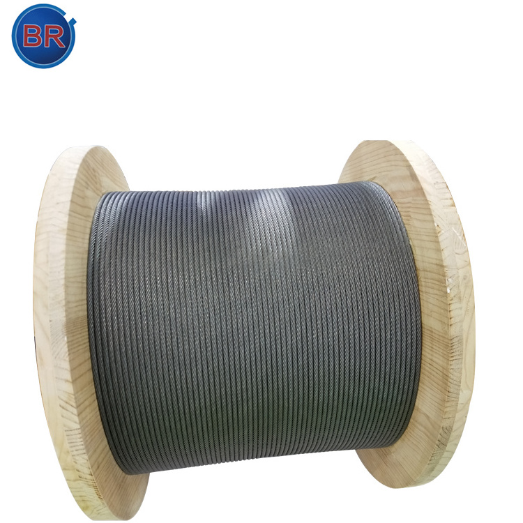 Factory Production Price High Carbon Sisal Core 8*19S Elevator Steel Wire Rope ( one year warranty )