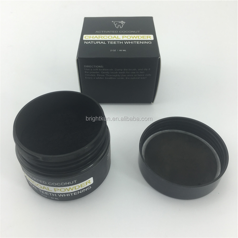 OEM private label Food Grade teeth whitening activated coconut charcoal tooth powder Activated Bamboo Charcoal teeth Powder