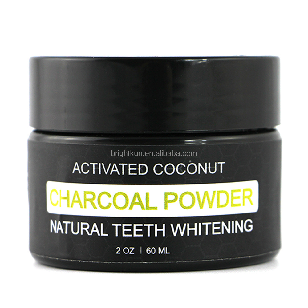 OEM private label Food Grade teeth whitening activated coconut charcoal tooth powder Activated Bamboo Charcoal teeth Powder