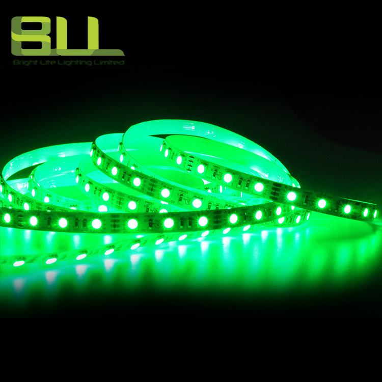 Smart strip lights 10mm Width IP20 DC12V 24V SMD 5050 Flexible Led Strip light Rgb Strip with custom length