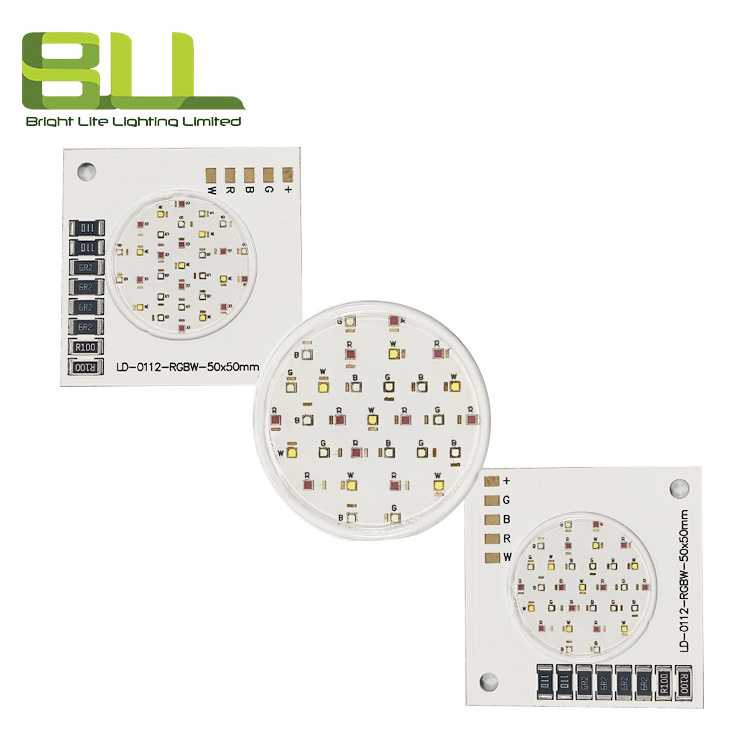 50x50mm Square RGBW COB LED Chip Light Source 20W COB Lamp for LED Spotlight Floodlight Downlight 20mm Round Lighting