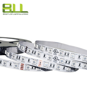 Smart strip lights 10mm Width IP20 DC12V 24V SMD 5050 Flexible Led Strip light Rgb Strip with custom length