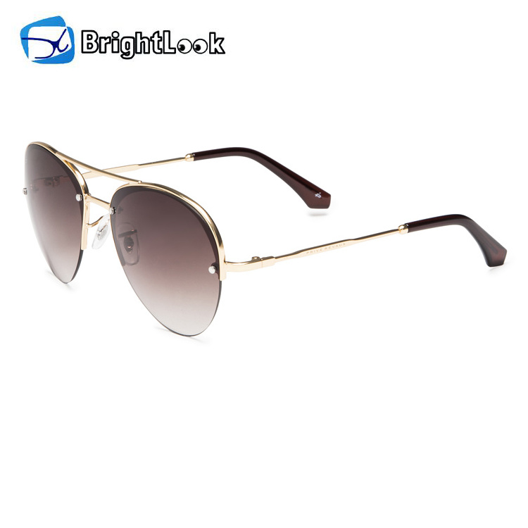 New Trendy Custom Fashion Stainless Steel Sunglass Designer Metal Sunglasses