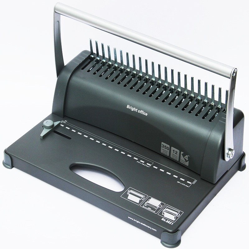 bright office photo calendar book binding machine for plastic comb binder