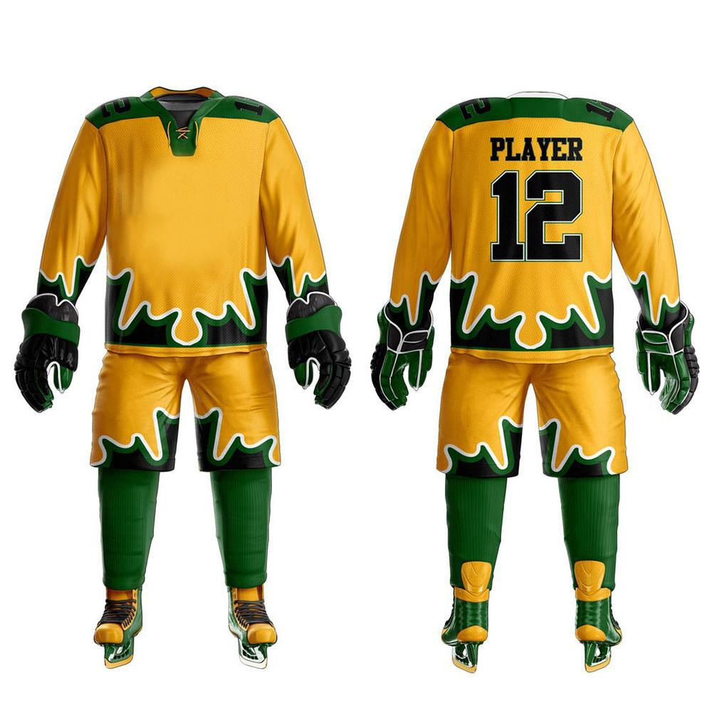 custom hockey jersey with embroidery tackle twill embroidery hockey jersey