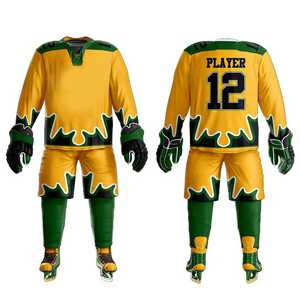 custom hockey jersey with embroidery tackle twill embroidery hockey jersey