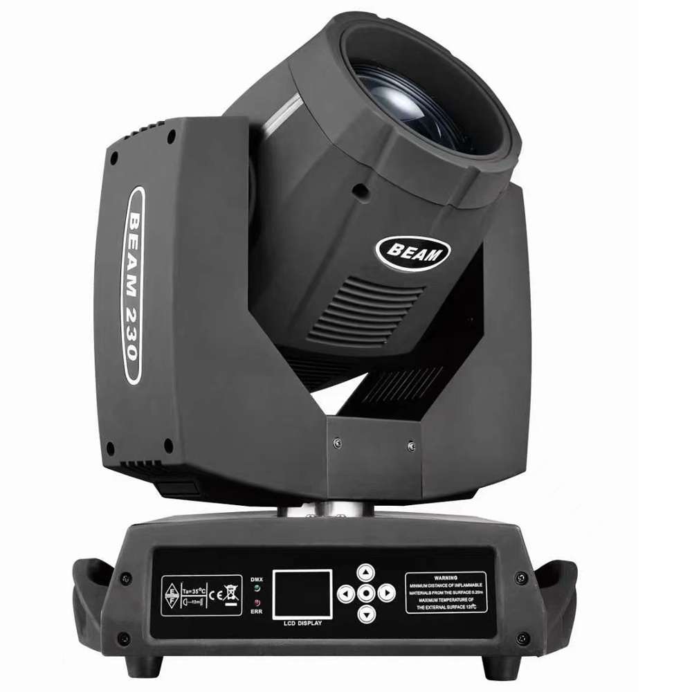 cheap moving head dj lights DMX512 Master-Slave 7r beam Prism Rotation 230w sharpy mobile head