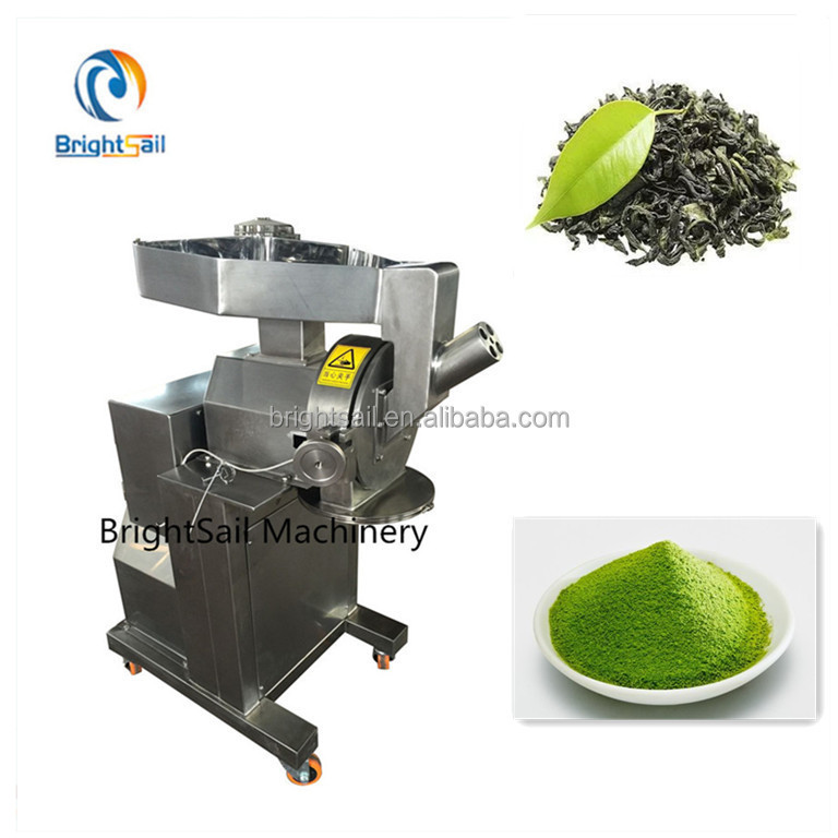 Brightsail dry tea leaf  grinding machine commercial herb leaves powder grinders matcha tea grinder machine