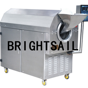 100-500kg/h high capacity peanut grain almond nut roaster machinery