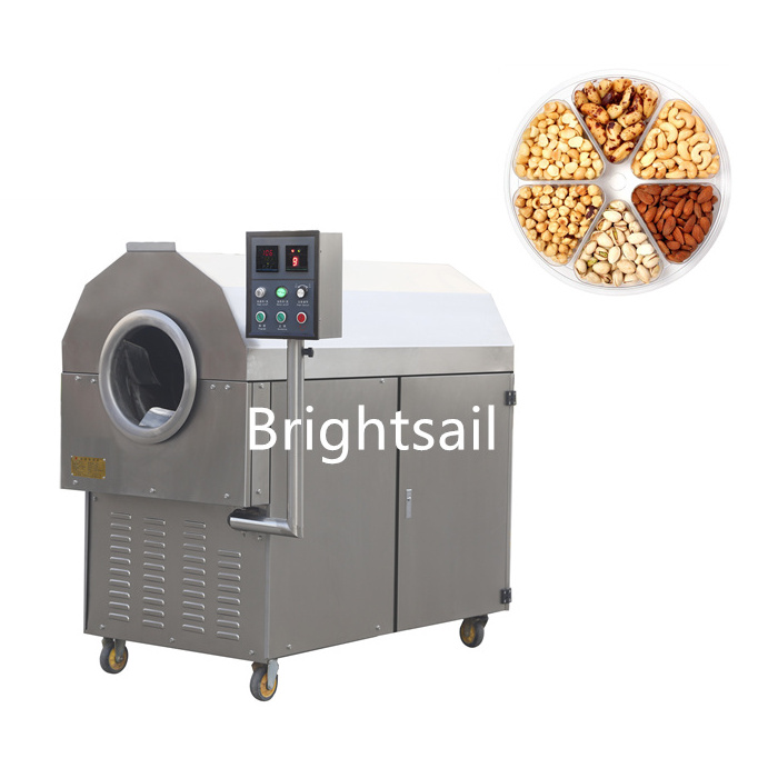 Roasted corn nuts equipment hazelnut cashew soya bean roasting machine