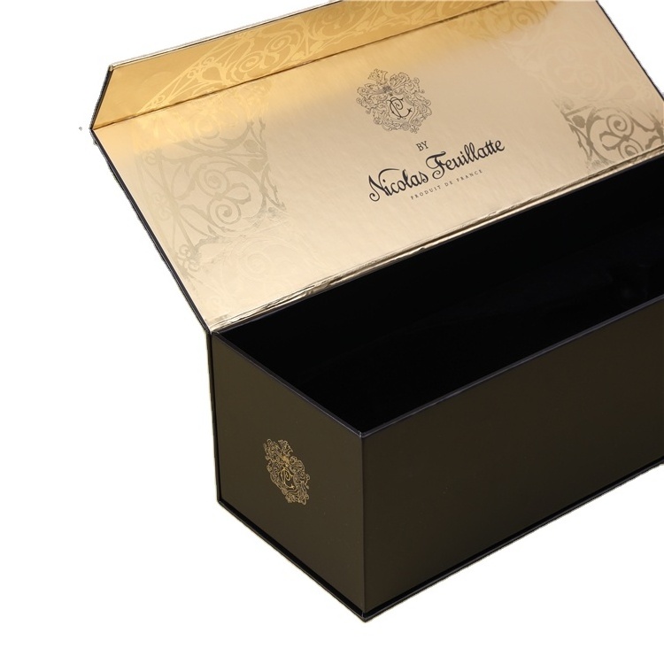 Bestselling Luxury Box for Wine Packaging Gold Jewelry Box  Paper Packaging Box with Custom LOGO