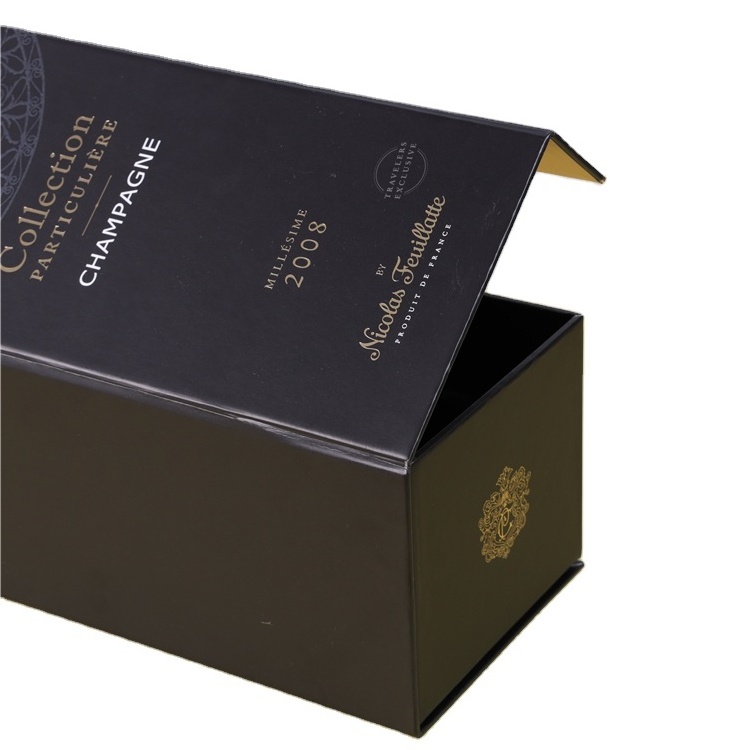 Bestselling Luxury Box for Wine Packaging Gold Jewelry Box  Paper Packaging Box with Custom LOGO