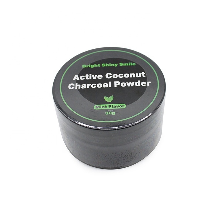 Coconut Activated charcoal teeth whitening powder for private label bamboo charcoal powder wholesale for deep cleansing