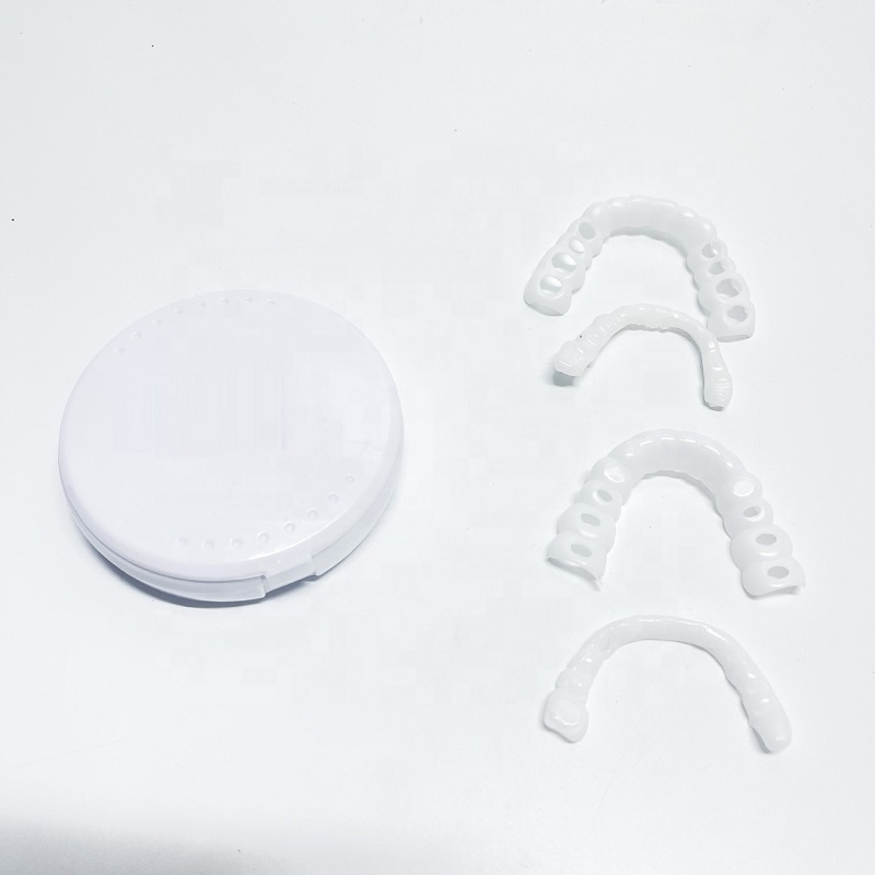 New snap smile customized label Upper lower False teeth cover Perfect Smile Veneers Comfort Fit Flex Denture braces