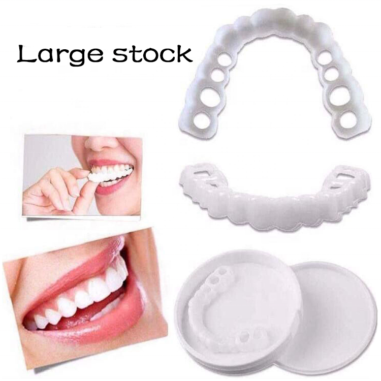 Teeth Veneers Whitening Dentures Braces Temporary False Teeth Cover Perfect Smile Comfortable Fit Denture Kit