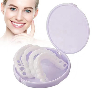 Teeth Veneers Whitening Dentures Braces Temporary False Teeth Cover Perfect Smile Comfortable Fit Denture Kit