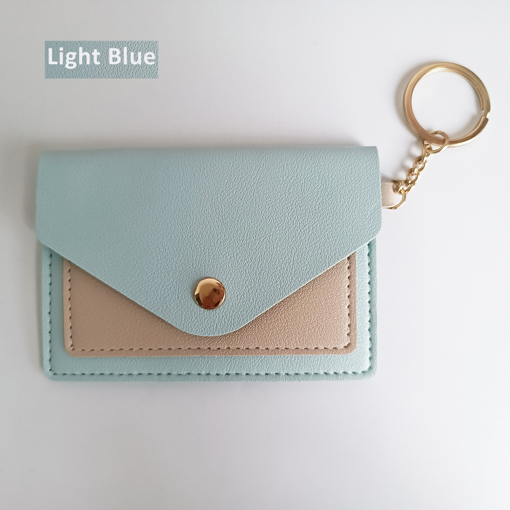 New Arrival Stock Coin Purse Portable Luxury Compact Women Money Bag Key Chain Mini Bag Key Chain Card Holder