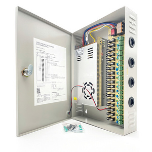 cctv power supply manufacturers 12v 30a 18ch cctv power box/cctv camera