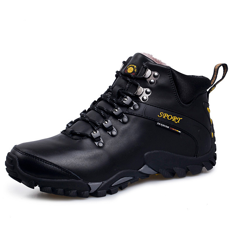 Top Quality Steel Toe Anti-smashing Indestructible men shoes casual shoes Safety Water-proof Work Boots hiking boots for men