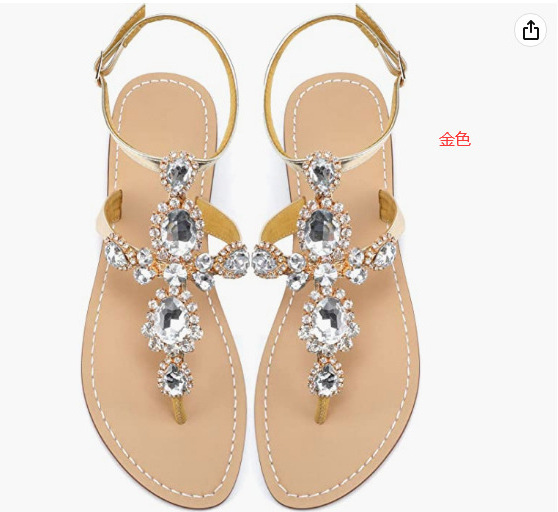 high quality wholesale Brazil V shape crystal flip flops decoration shoe accessories for sandals Plain Flip Flops For Decorating