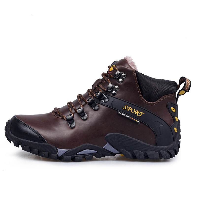 Top Quality Steel Toe Anti-smashing Indestructible men shoes casual shoes Safety Water-proof Work Boots hiking boots for men