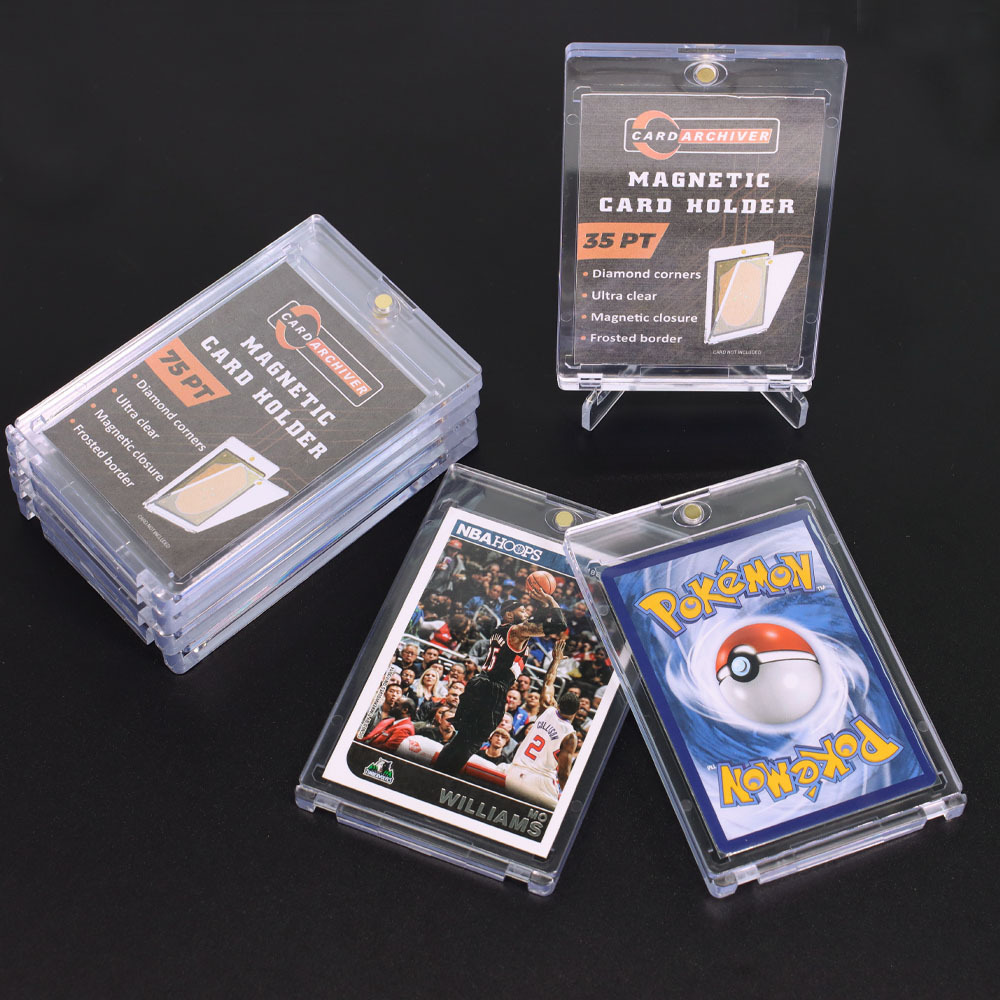 39PT Magnetic Card Case UV One Touch Magnetic Holder for Sports Card 35PT Protection One Touch Magnetic Card Holder