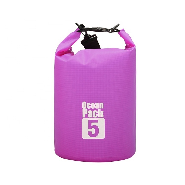 Outdoor sports boating gear all purpose 5l pvc waterproof protection floating travel dry bag sack