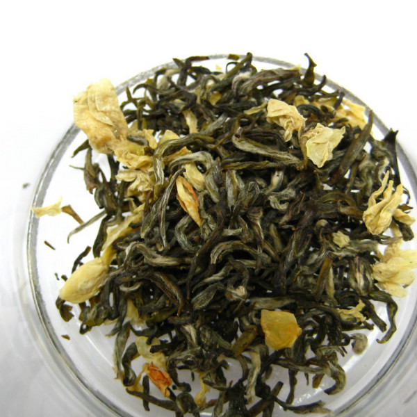 Chinese Bitanpiaoxue Jasmine Green Tea Organic Loose Leaf Tea