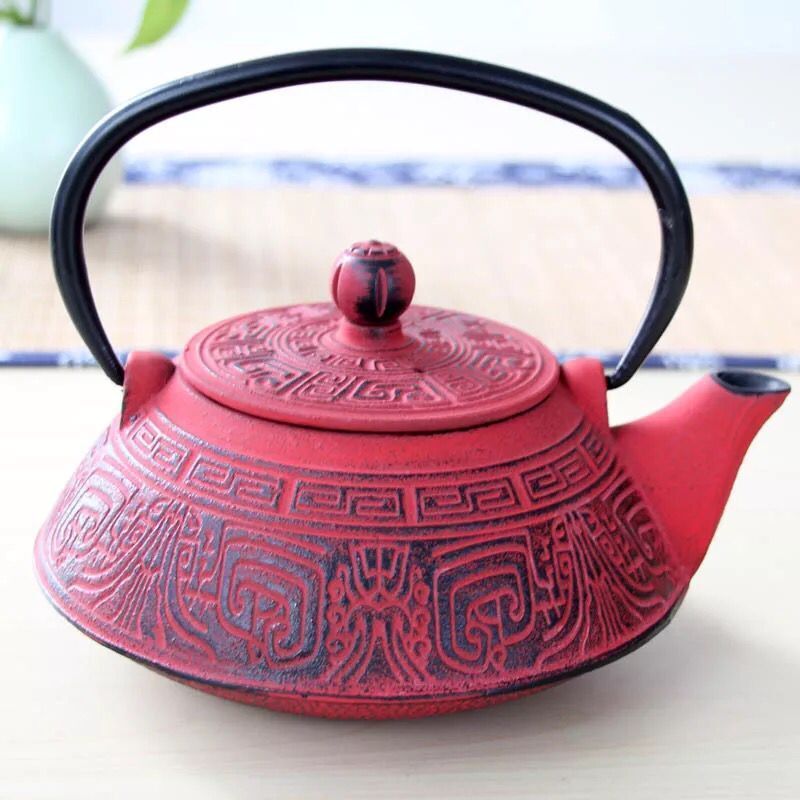 Vintage Handmade Japanese Cast Iron Teapot Tea Kettle