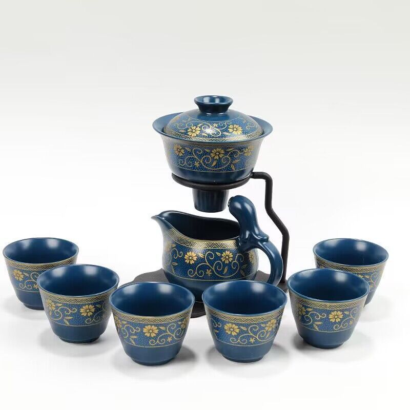 Automatic tea set Lazy tea maker semi automatic anti-scald handmade kung fu Gift Tea Set