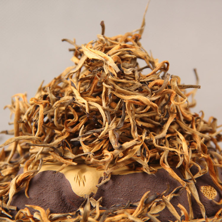 Yunnan black tea wholesales golden silk Dian hong cha with mellow taste