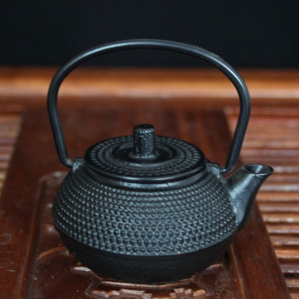 Antique Japanese Cast Iron Teapot Kettle