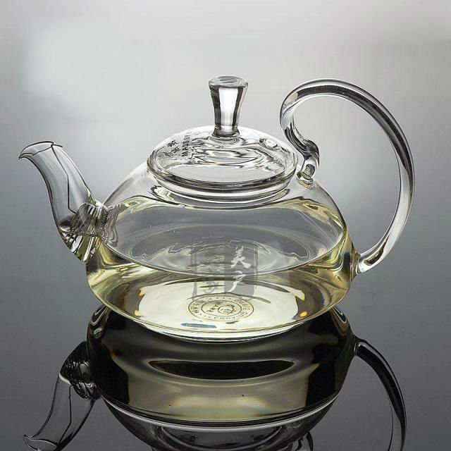 Glass Teapot 600ml,tea sets,teapot with filter and warmer