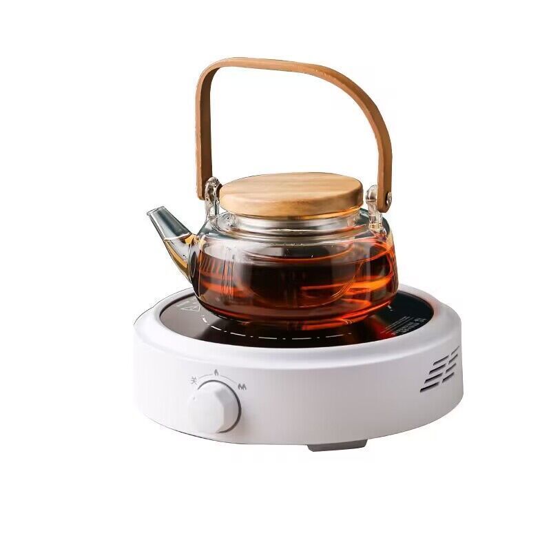 Wholesales high clear borosilicate glass teapot and 110V cooker electric ceramic stove