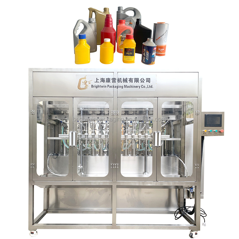 Brightwin factory directly supply automatic engine lube auto oil filling machine