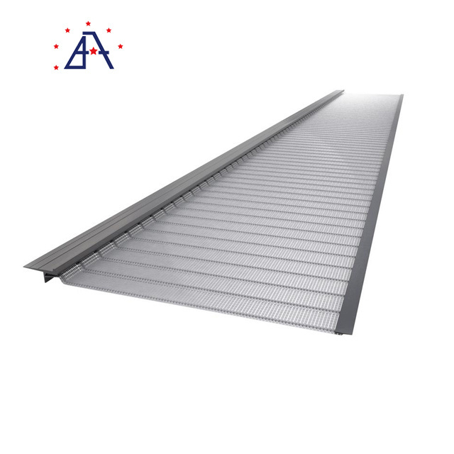 Factory Wholesale Durable 5/6 Inch Micro Mesh Gutter Covers Anodized Aluminum Rain Gutter Guard for Sale