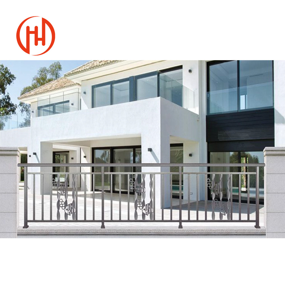 Commercial building aluminium profile for led railing system glass railing