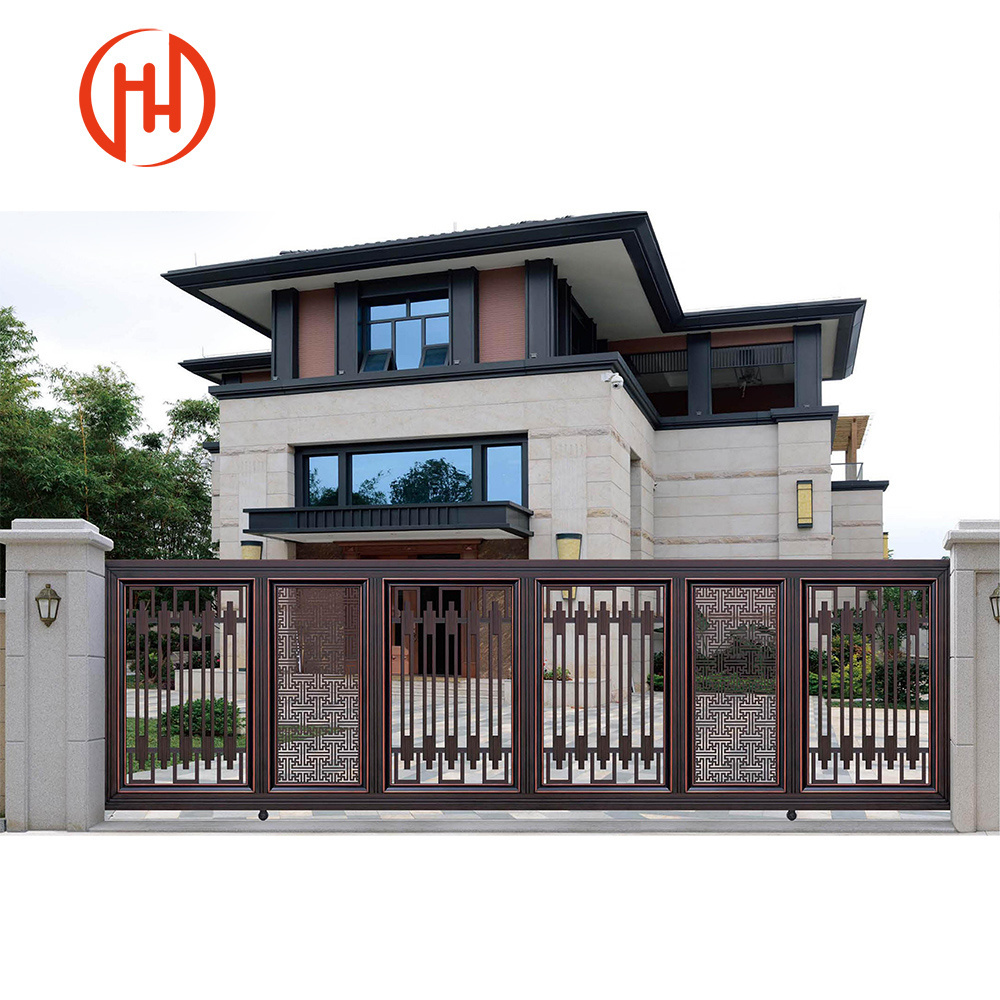 Competitive Price Electric Gates Outdoor Aluminum Automatic Swing Gate For House