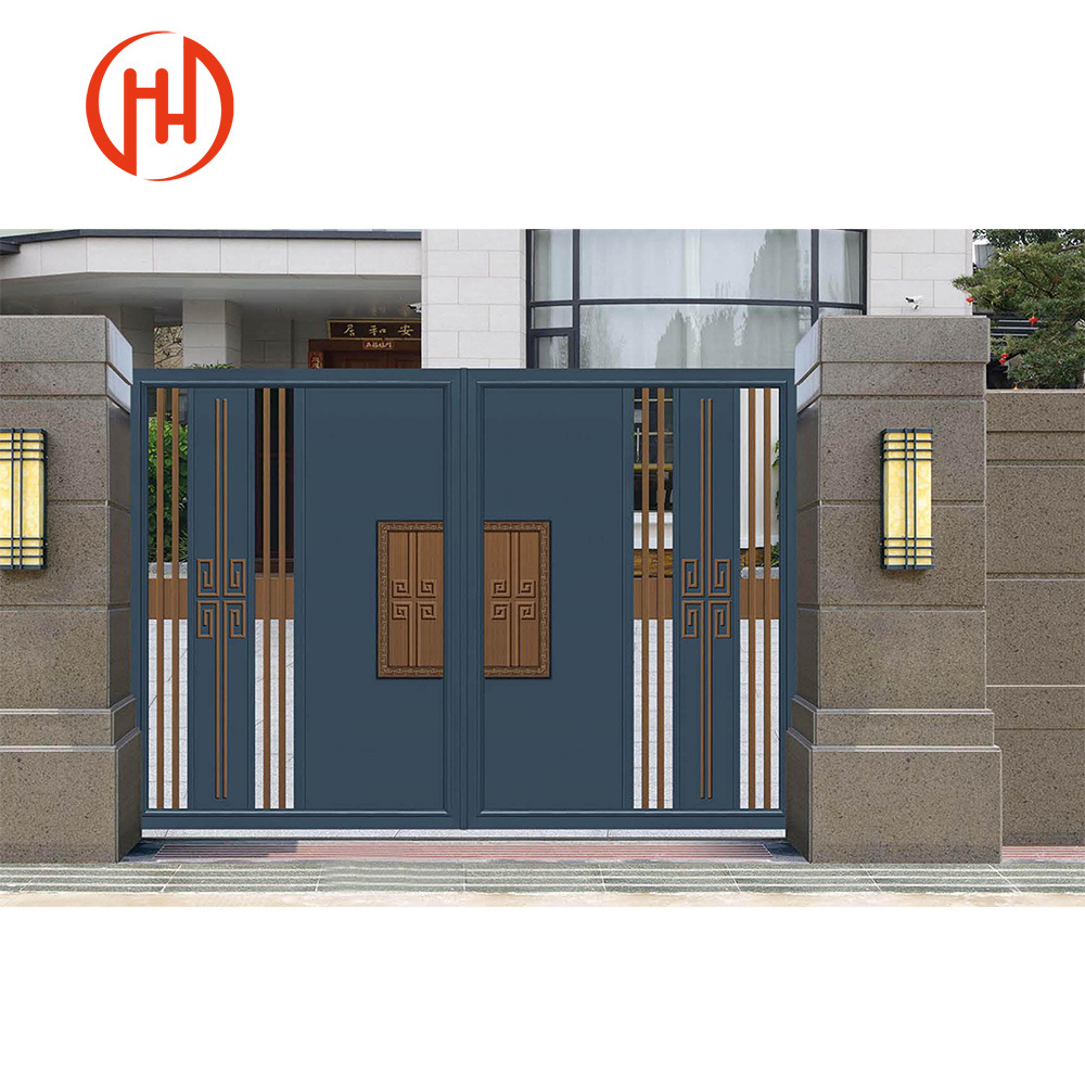 Competitive Price Electric Gates Outdoor Aluminum Automatic Swing Gate For House