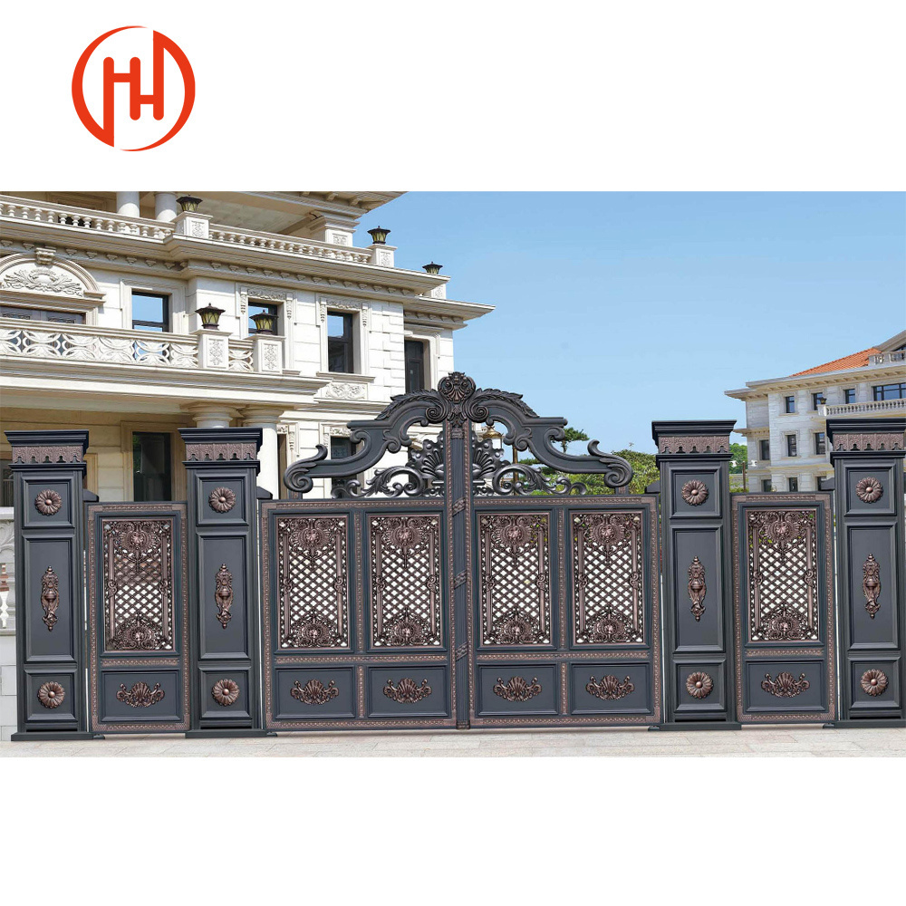 Competitive Price Electric Gates Outdoor Aluminum Automatic Swing Gate For House