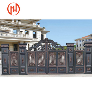 Competitive Price Electric Gates Outdoor Aluminum Automatic Swing Gate For House