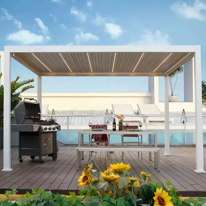 aluminum pergola pergola aluminum 10x12 gazebo