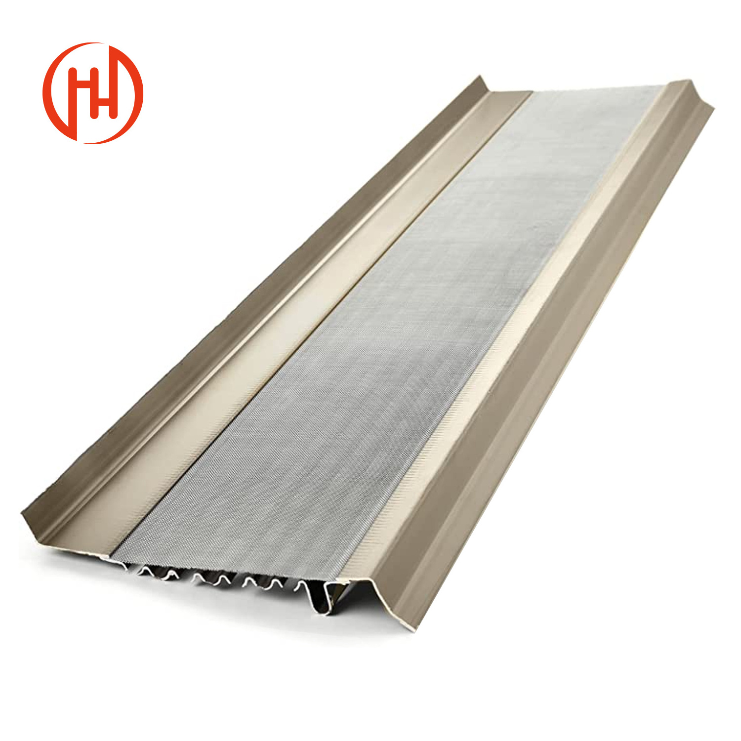 Aluminum rain gutter guard leaf filter gutter guards stainless steel metal mesh fabric grid for gutter