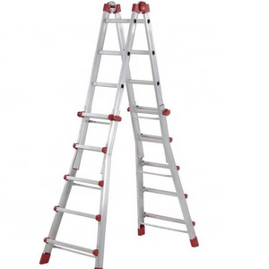 Safety Aluminium Multipurpose Ladders durable home telescopic folding step aluminum 4 section extension aluminium ladder