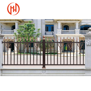 Modern Diy Aluminum Garden Fence for Houses Garden Pool Slat Panels Aluminium Fence